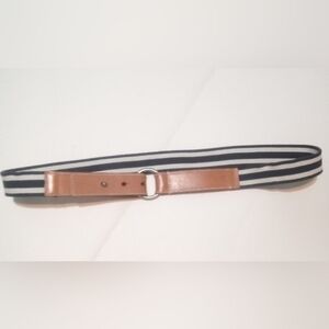 Lauren‎ Ralph Lauren Stretch Belt With Leather Bend Back Buckle XL RARE Women's